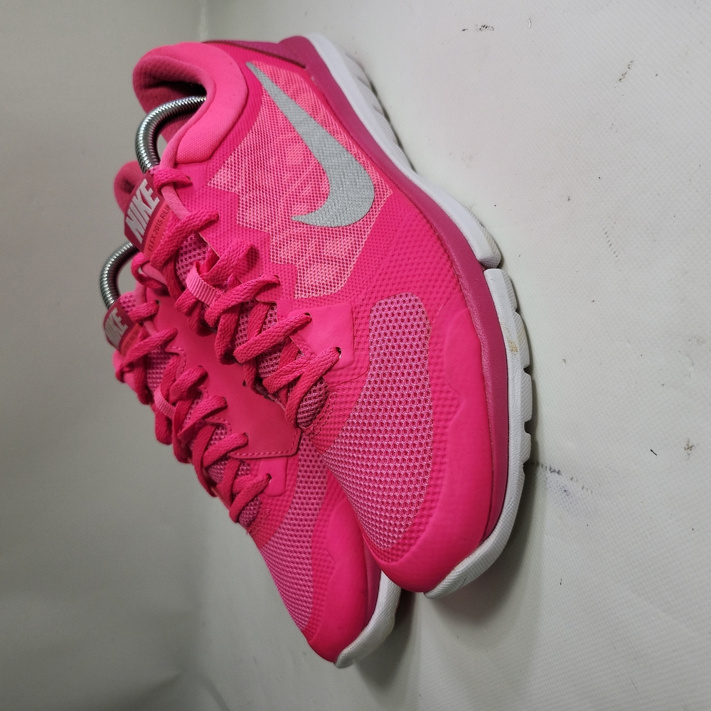 Nike Flex Run 2015 709021-600 Hot Pink Gym Running Trainers Shoes Size 10